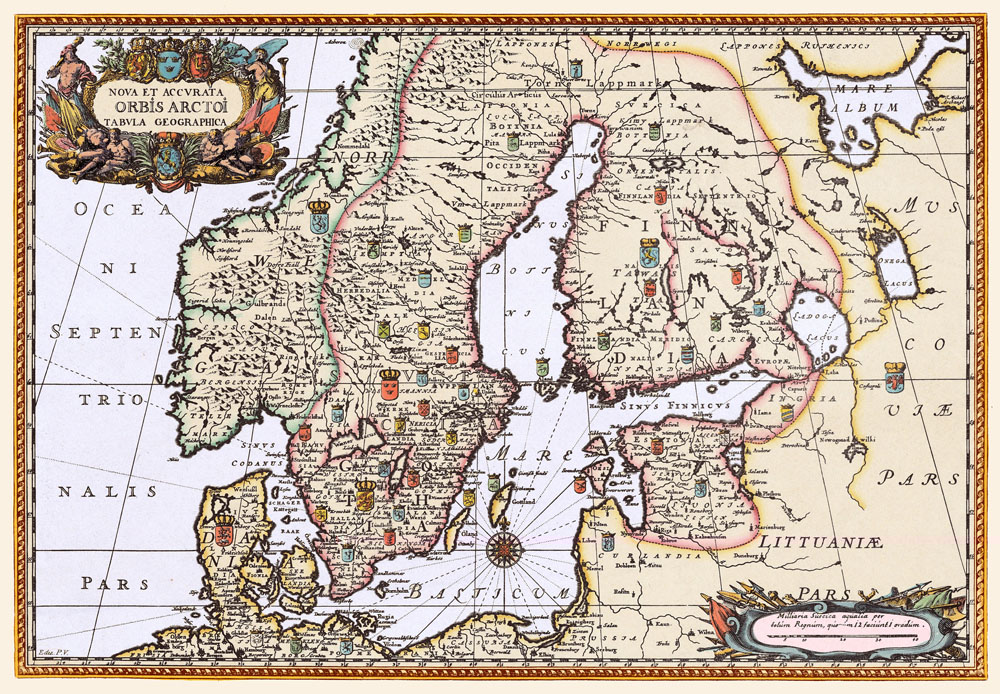 Scandinavië 1667 Erik Dahlbergh